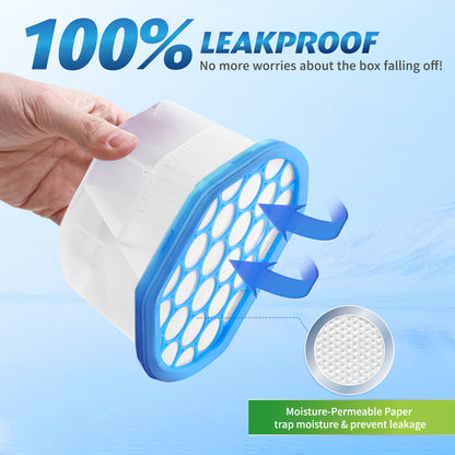 Ksend Moisture Absorbers, 12 Pack, Compact Dehumidifier for Closet, Efficient Humidity Absorber Boxes, Moisture Absorber for Closet, Odor Eliminator with Fragrance Free, Blue, 9.8oz, 500ml